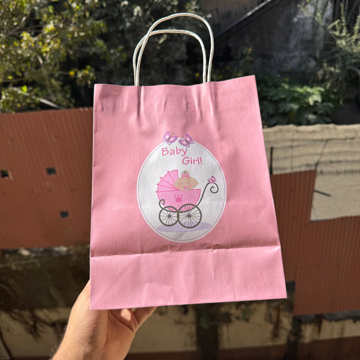 Baby Girl Paper Bag (12pc)