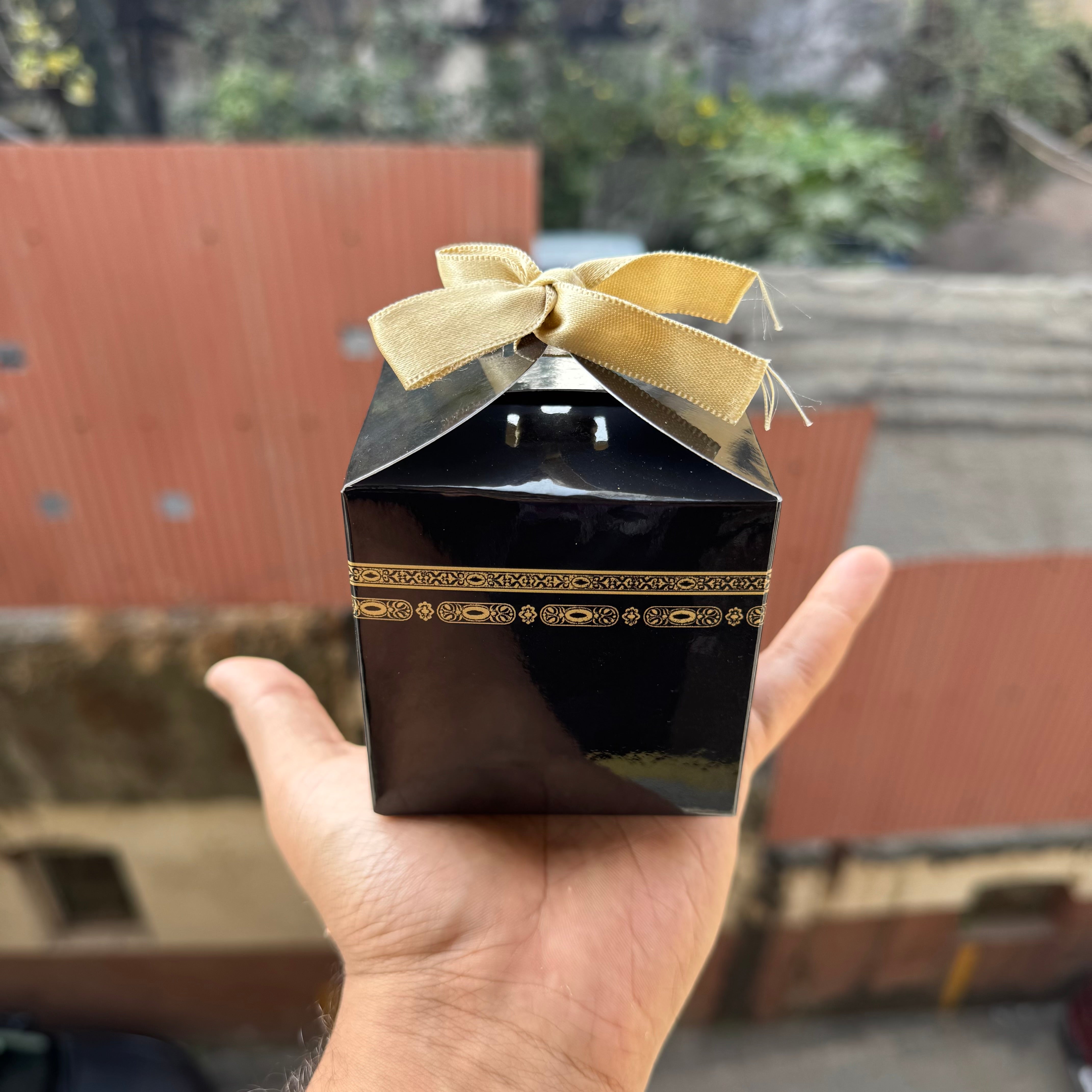 Ramadan / Eid 3” Box for Dates / Zamzam / Tasbih or Gifting (10pc) without ribbon