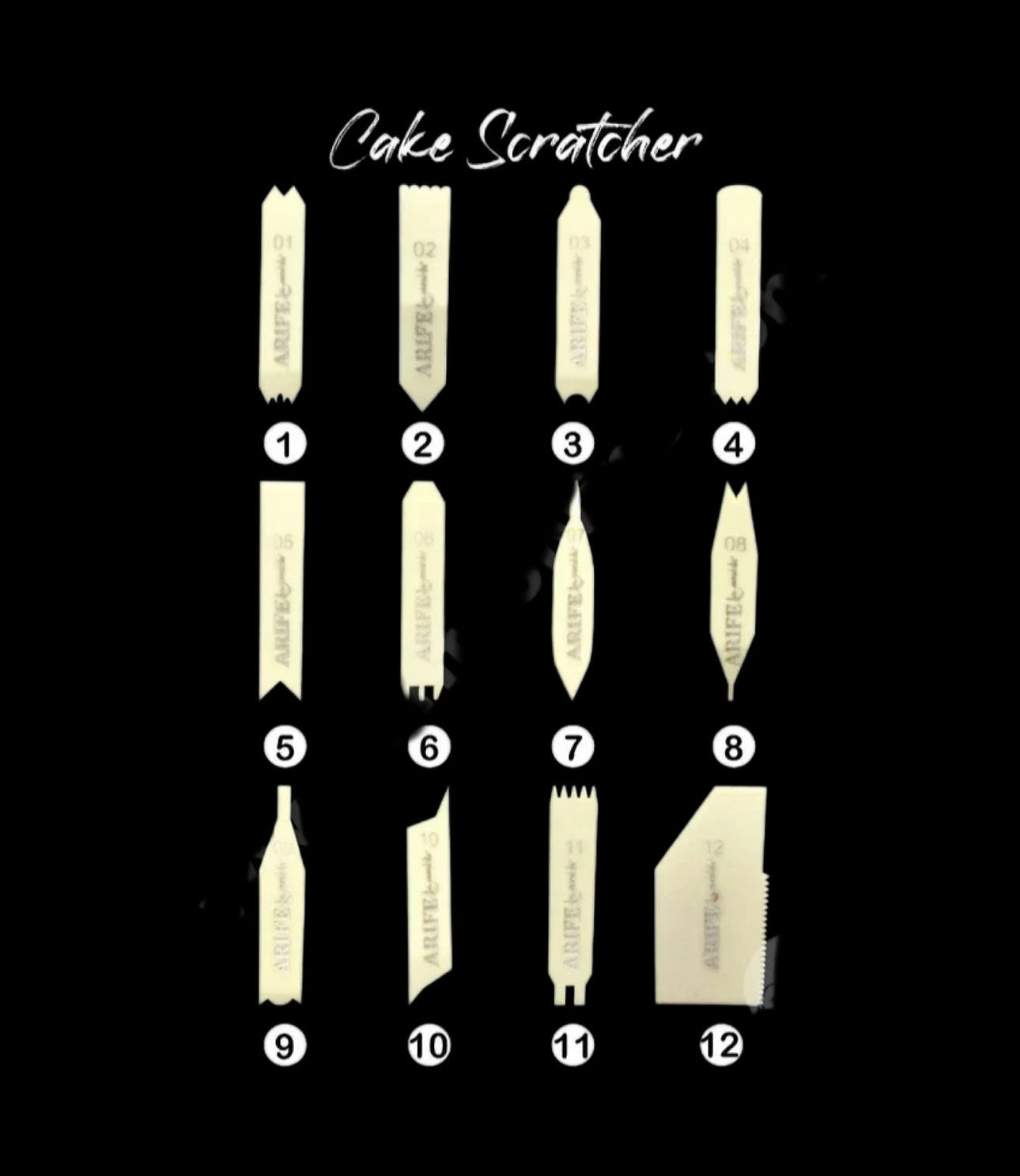 Cake Scratcher Set