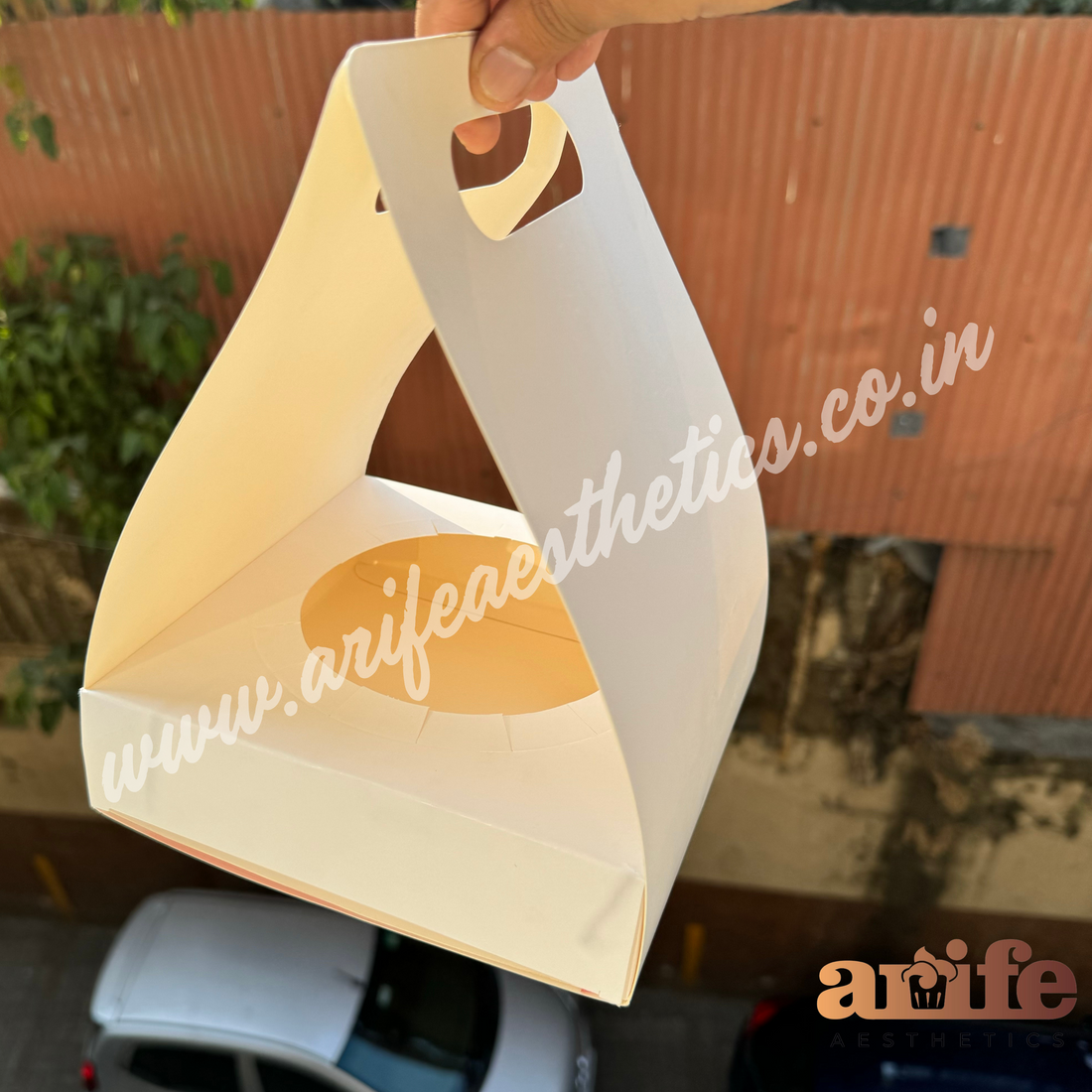 Kraft Tub Holder White