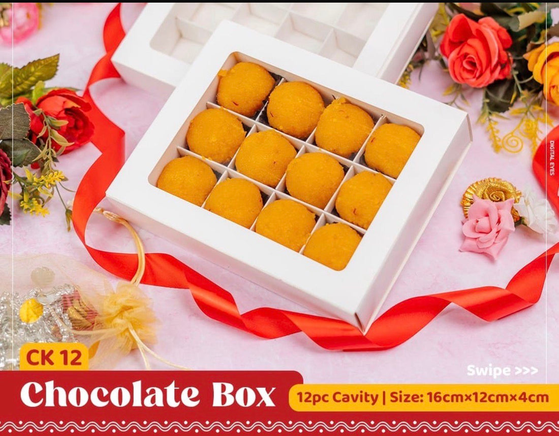 12 Cavity Slider Chocolate / Slider Box (10pc)