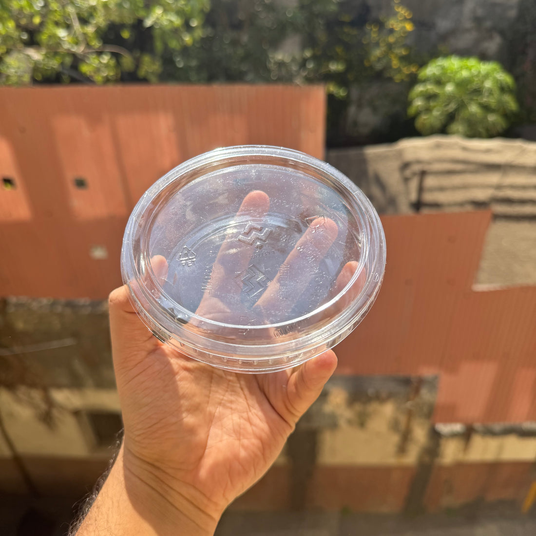 Round Dessert Container PVC With Lid 250ml (10pc) •CFO