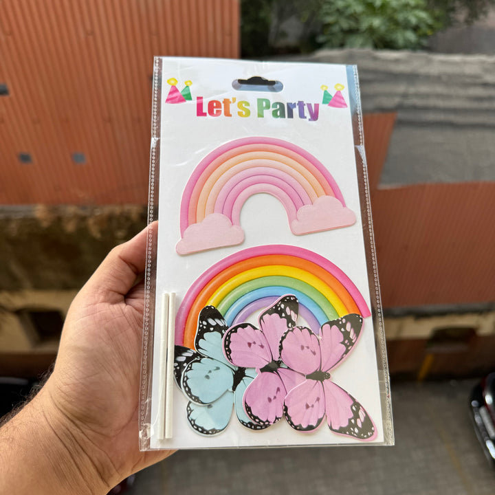 Rainbow Paper Topper Sets