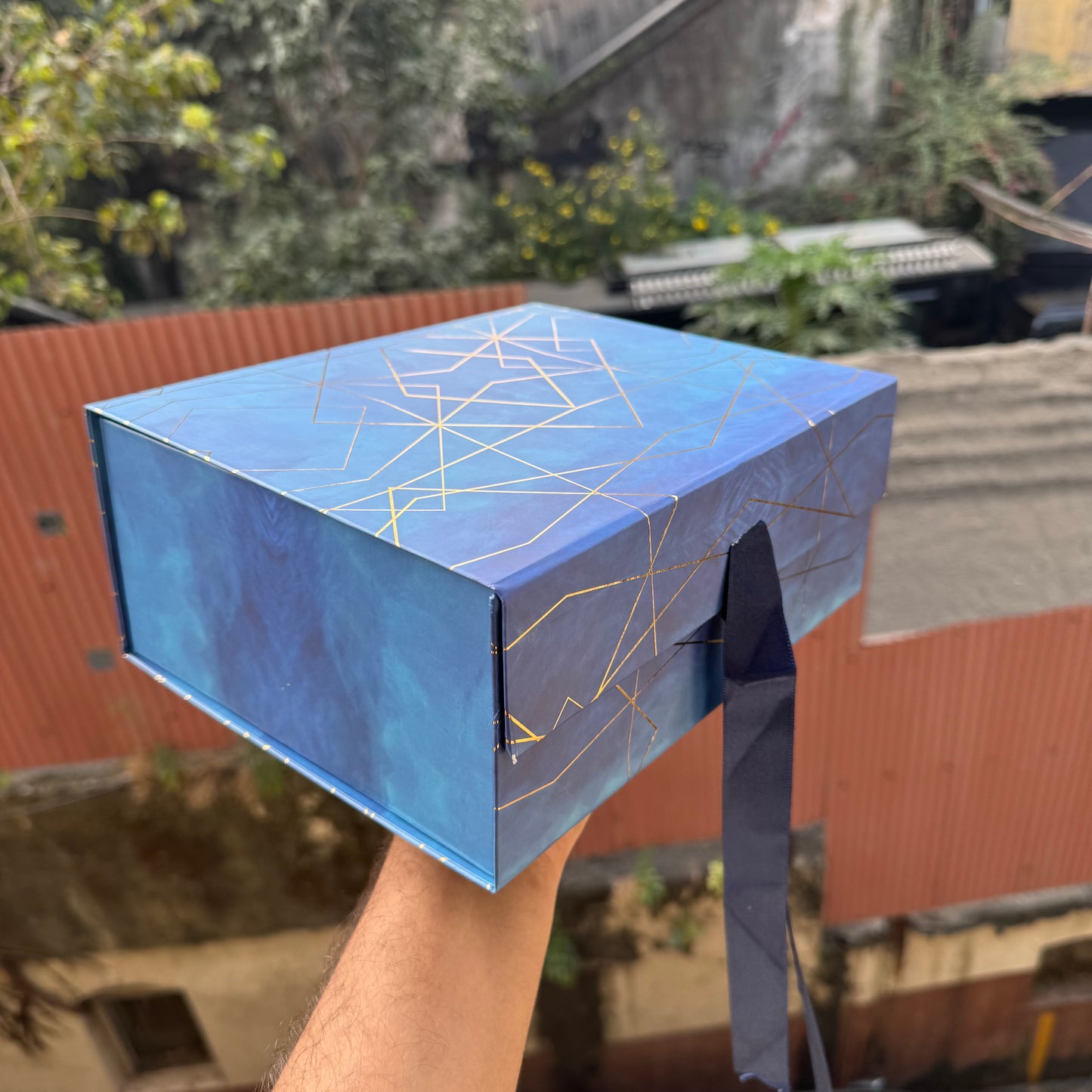 Watercolour Collapsible Hamper Box