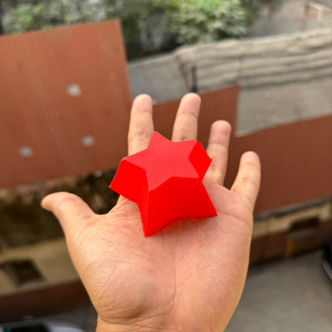 Single Star Muffin Silicon Mould (5pc)