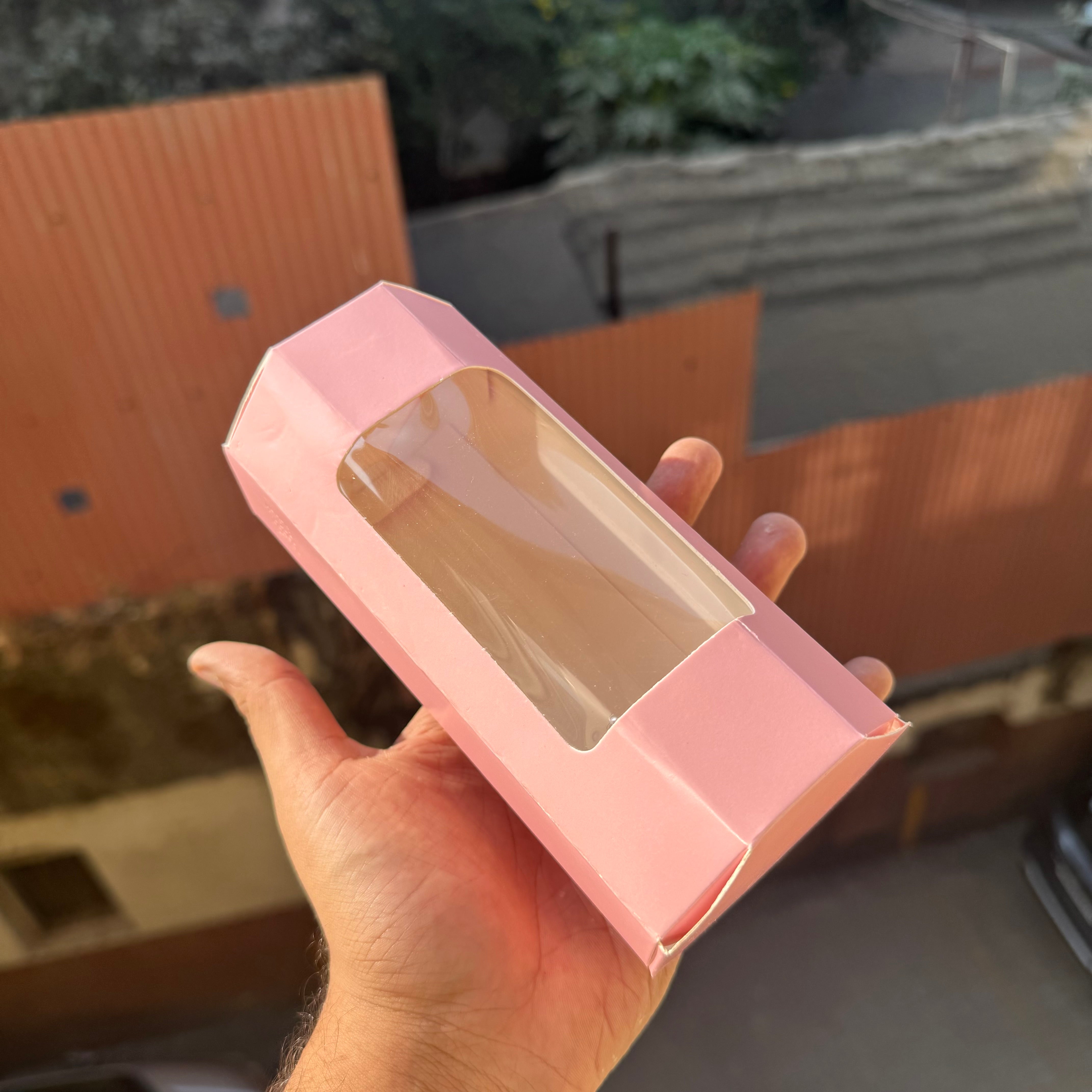 Cylindrical Stand Up Cookie Box (10pc)