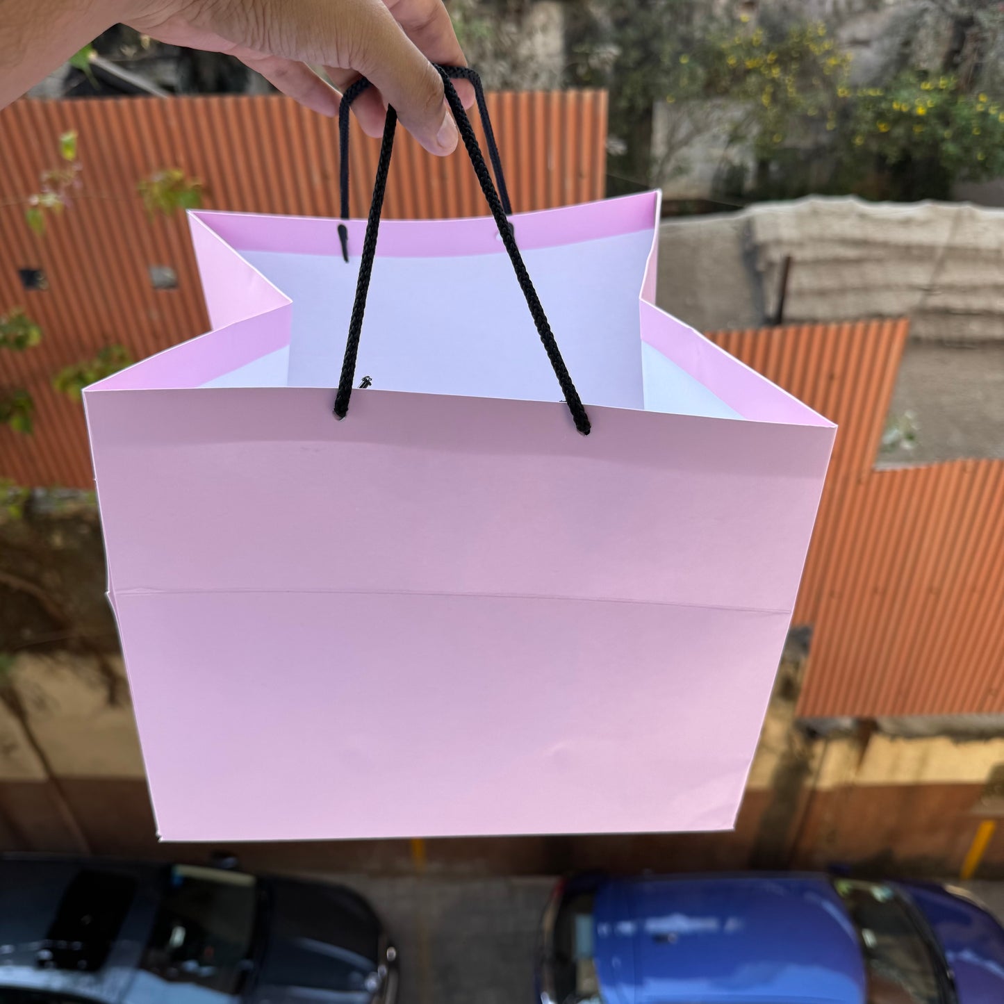 Fancy Cake Bag Pink 1kg (10pc)