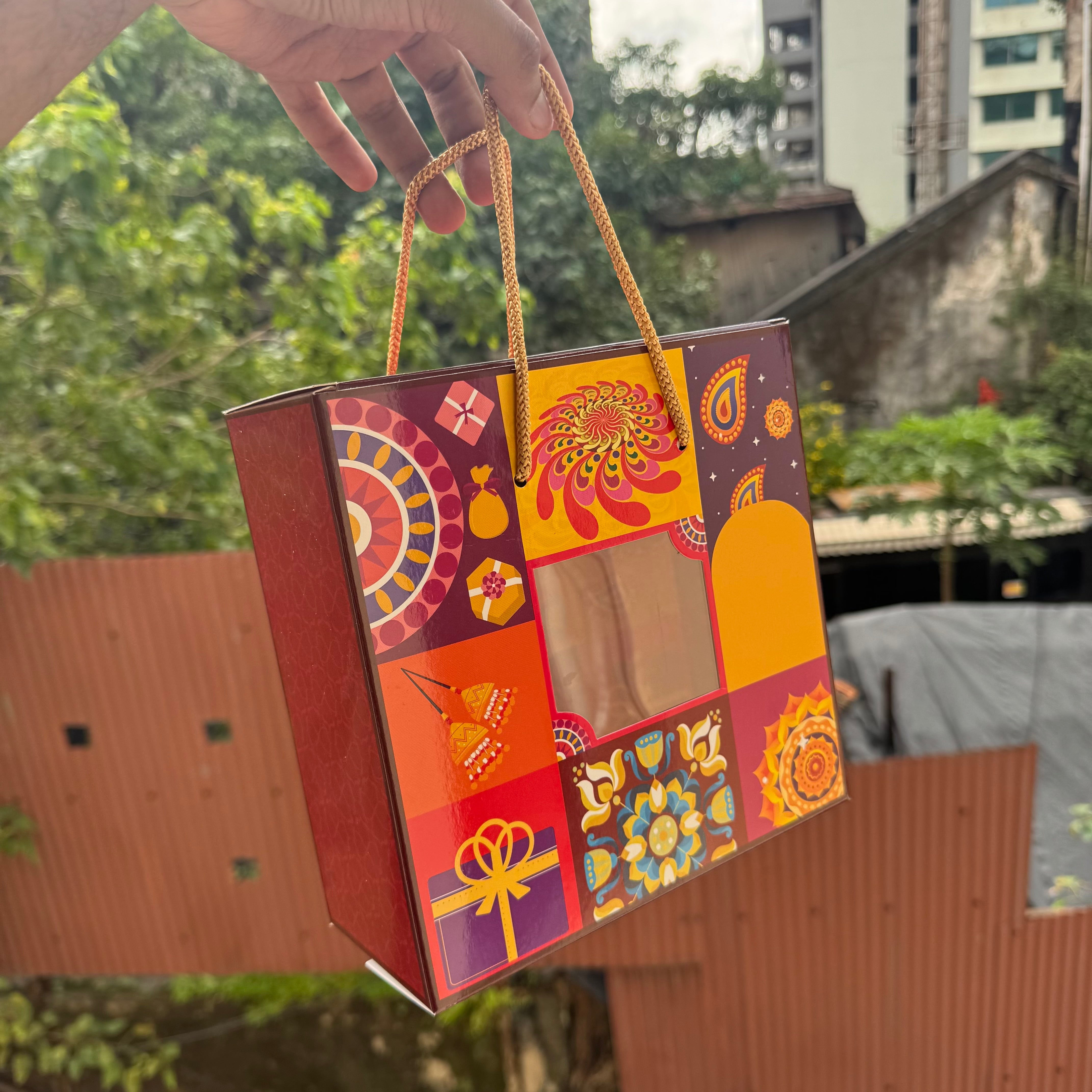 Diwali Hamper Bag With Strings (10pc)