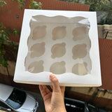 9in1 Cupcake Box White