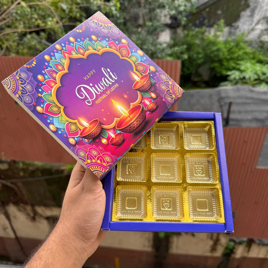 Diwali Chocolate Box 9 Cavity (10pcs)