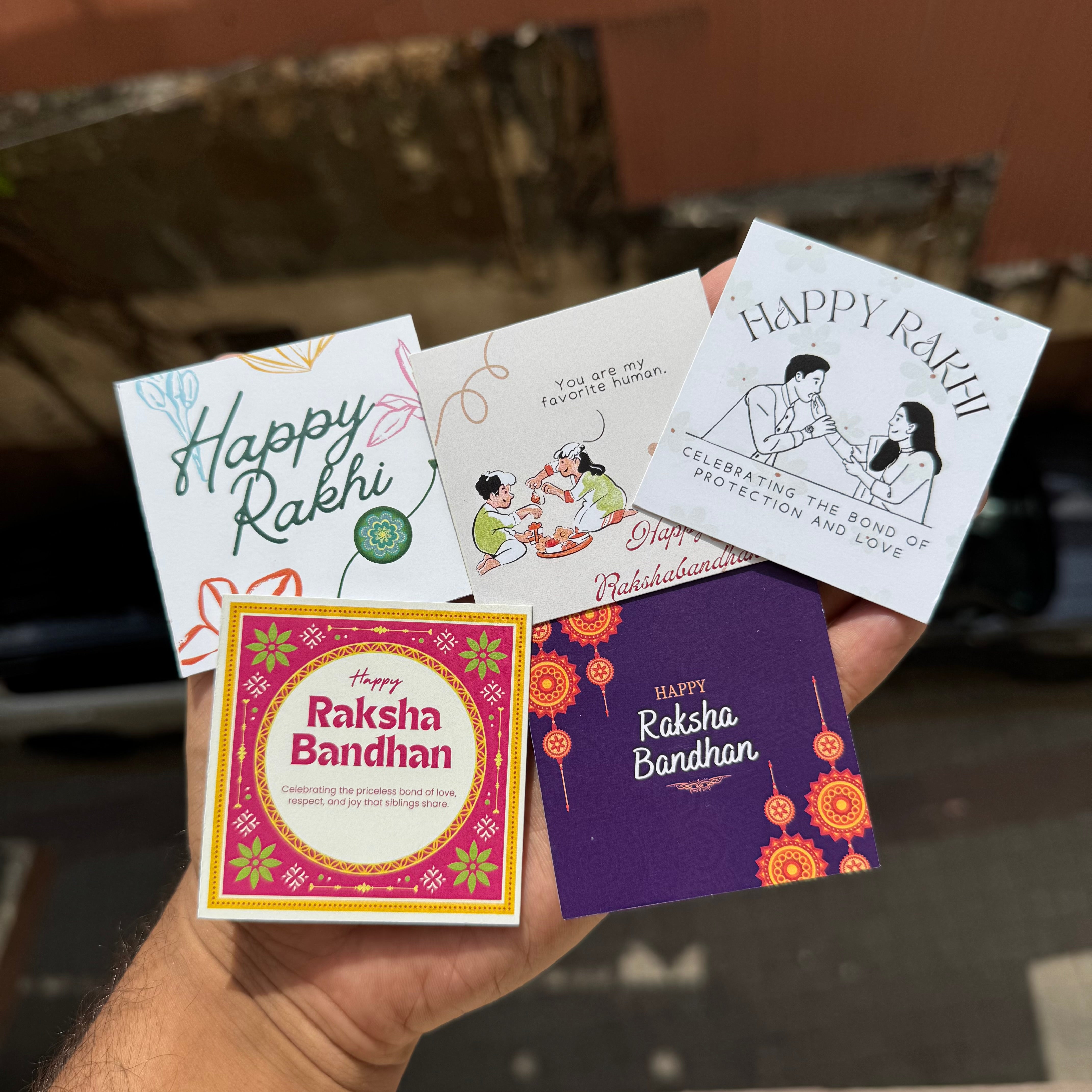 Rakhi Cards Set Of 10 pc