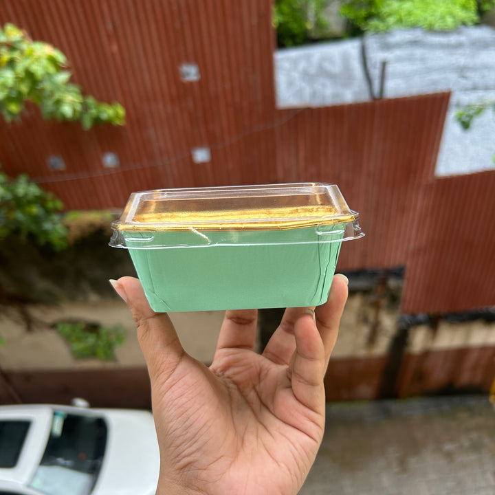 Mini Metallic Loaf Liner With Lid - Bake And Serve (10pc)