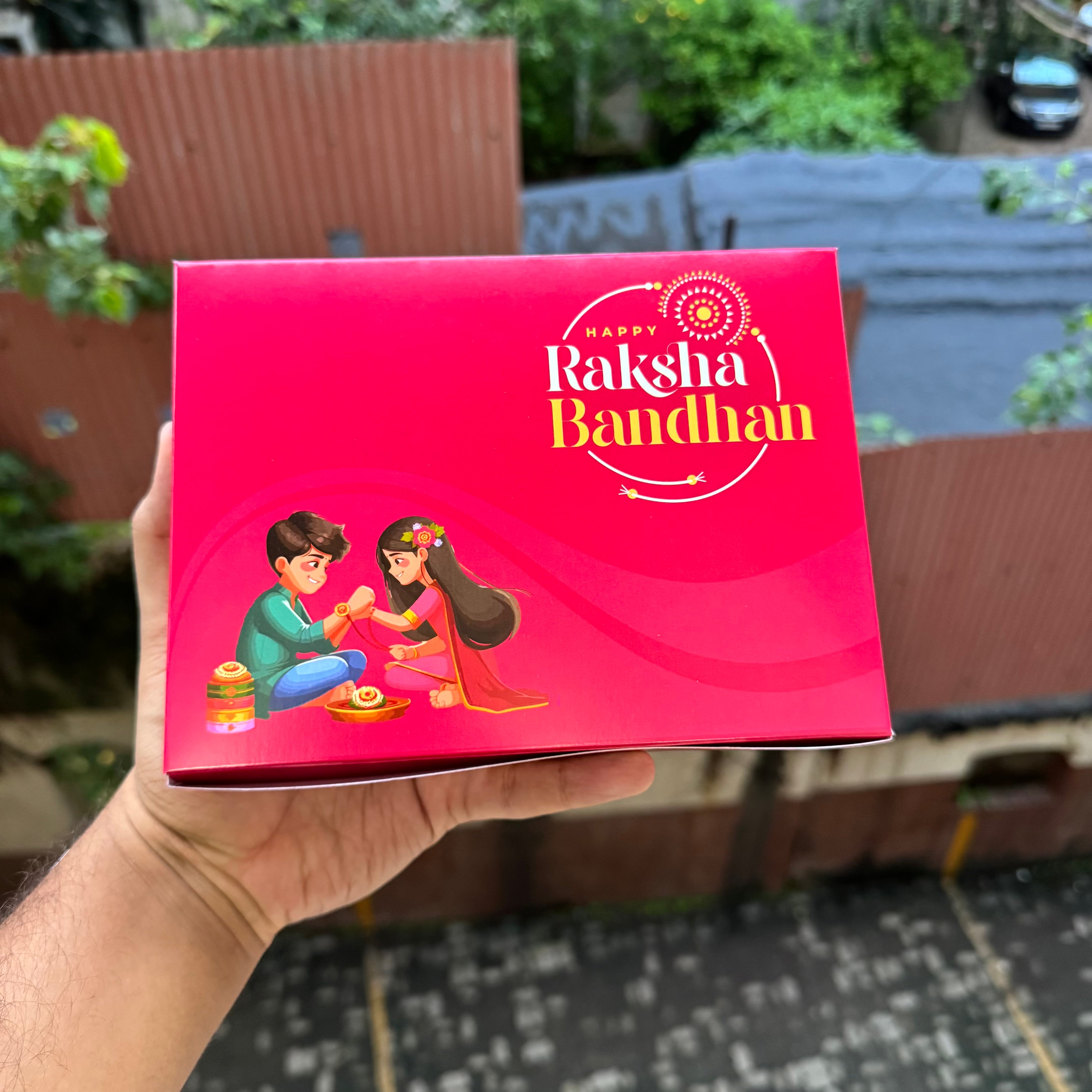 Rakhi 12 Cavity Chocolate Box (With Cavity) - 10 pc Set • 12Cavity Size