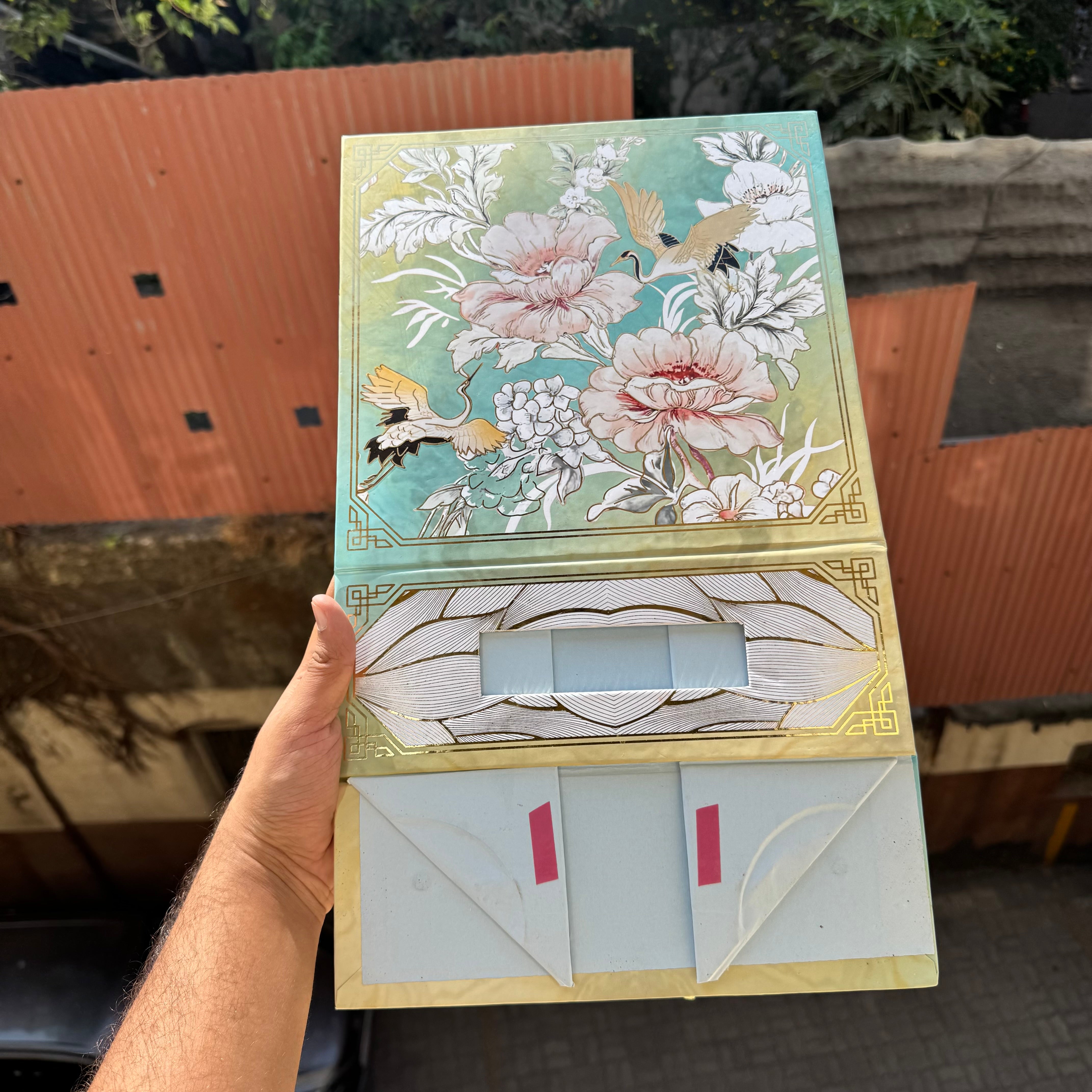 Bespoke Printed Collapsible Box 10x10x4inch