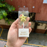 3D Star Pinata Candle