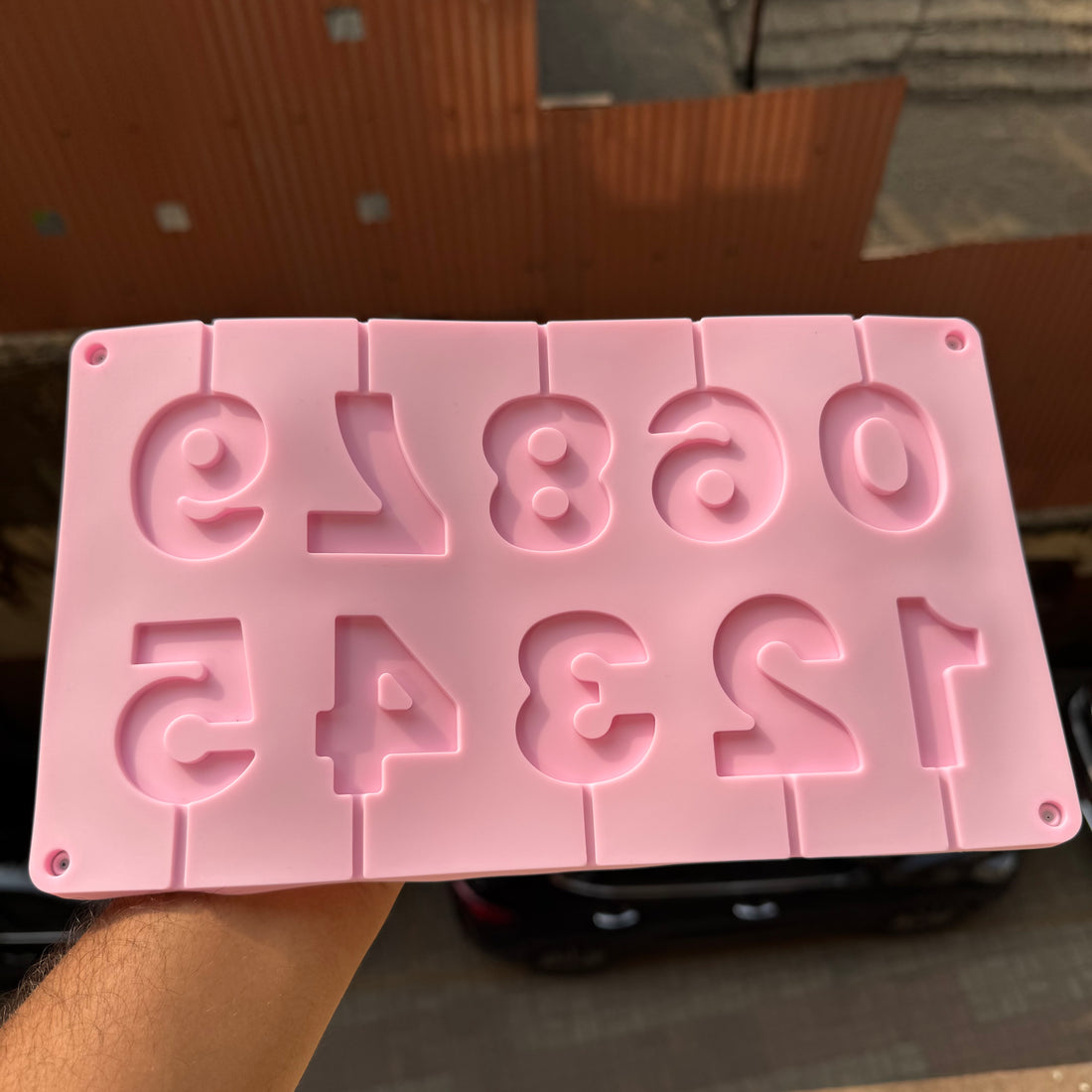 Number Candle Mould