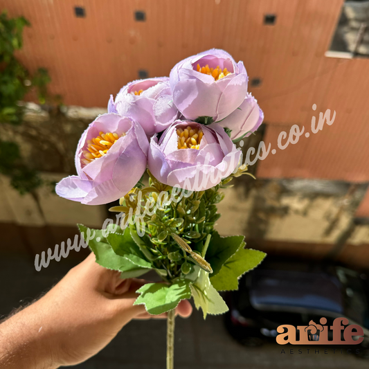 Lilac Peony Artifical Flower Bunch