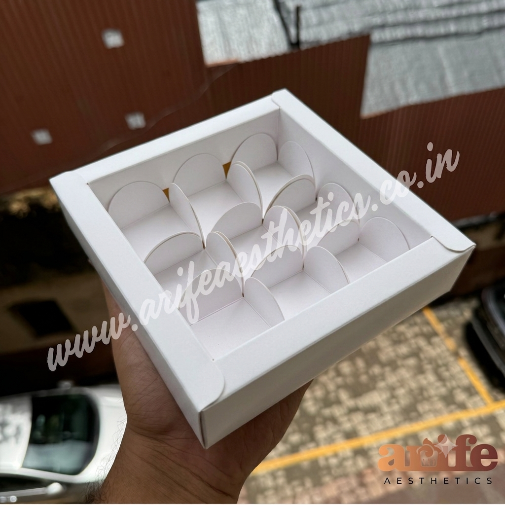 9 Cavity Chocolate Box (10pcs)