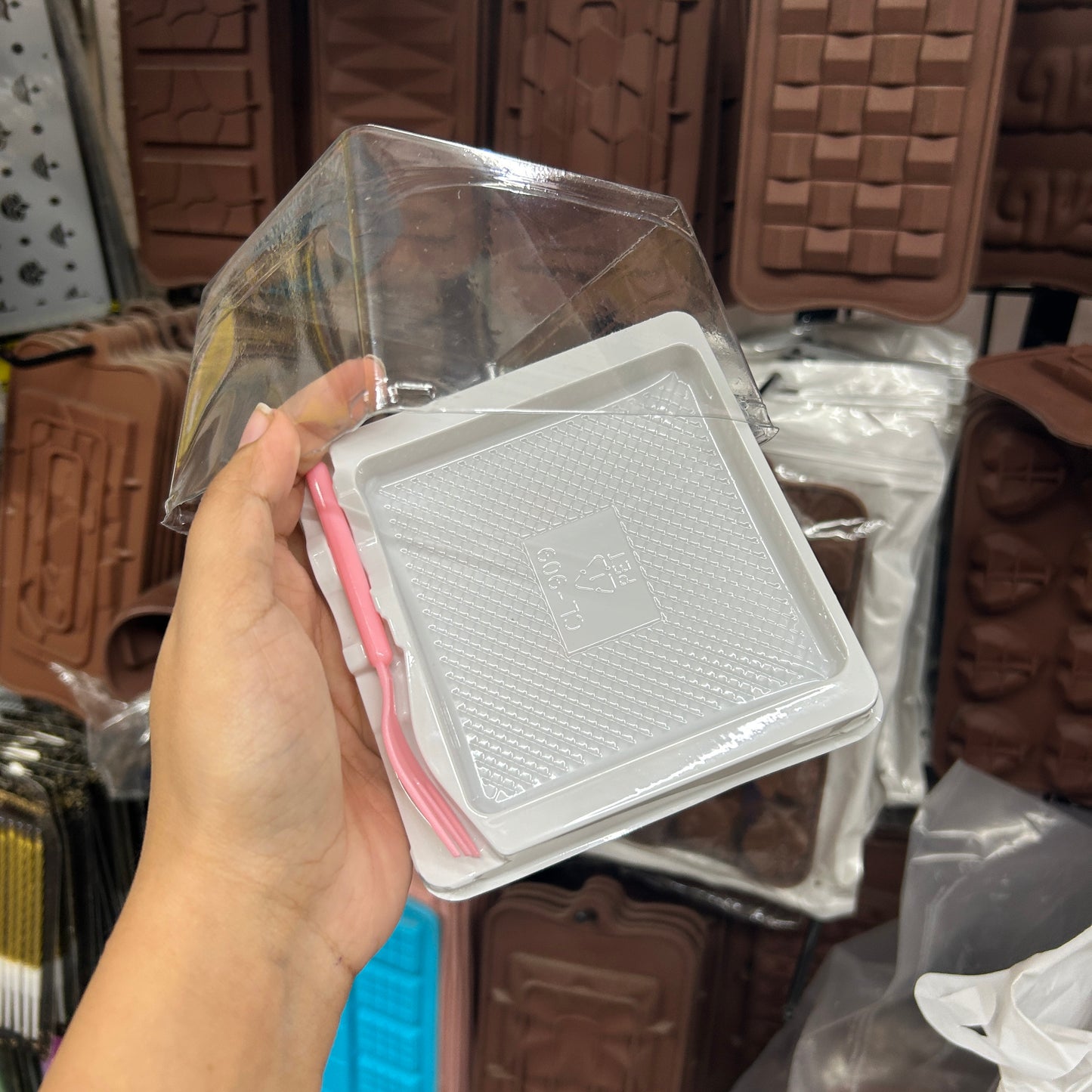 Pastry / Cheescake Container (10pc)