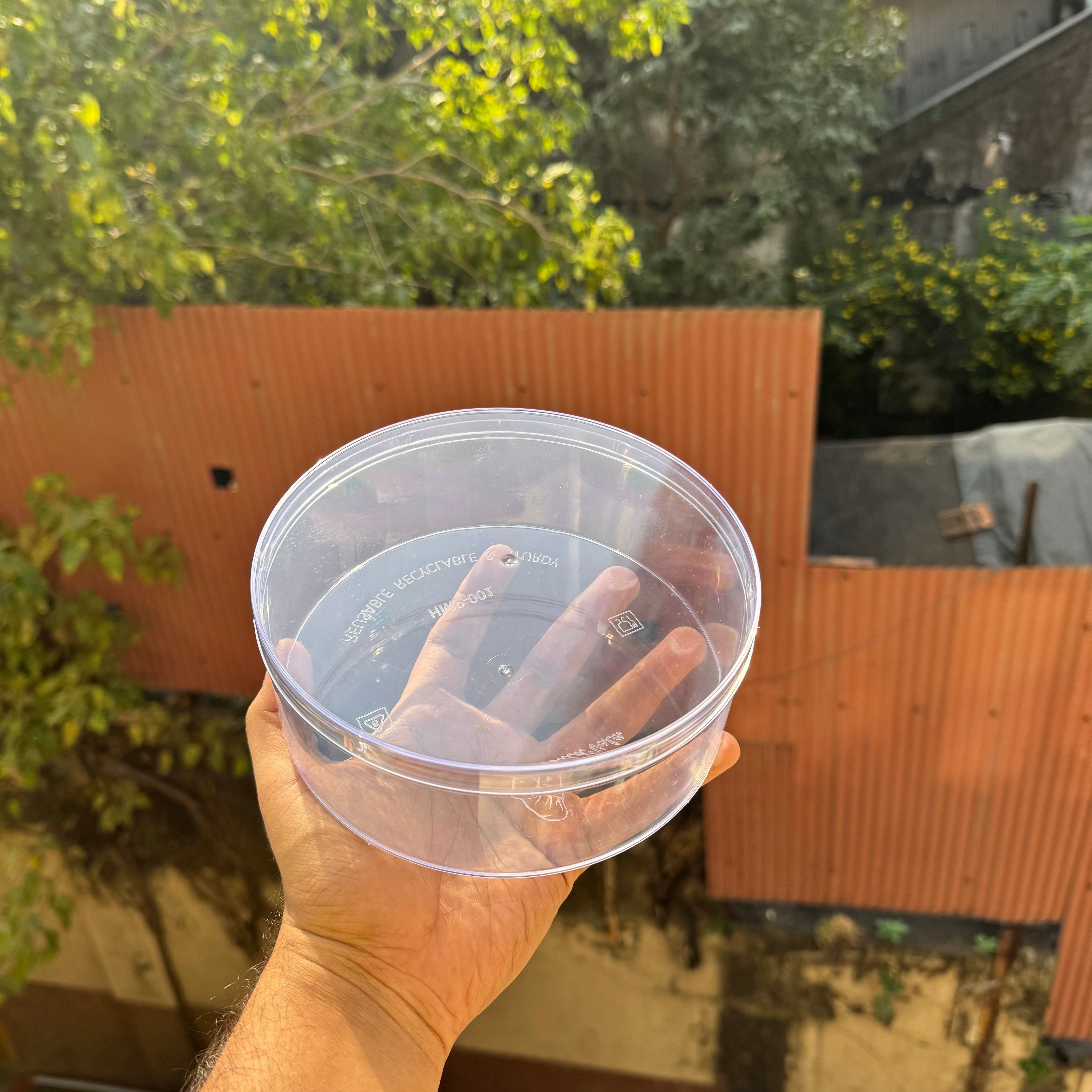 Big Size 6.5inch Round Acrylic Tubs For Matilda Cake & More (12pc set)