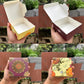 Kohinoor Collection 4Cavity Size Box For 1 Brownie with Foil Detailing (10pc)