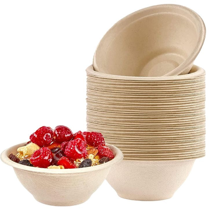 Disposable Bagasse Small Bowl (50pc)