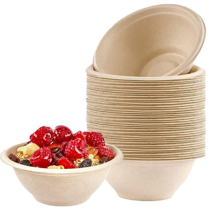 Disposable Bagasse Small Bowl (50pc)
