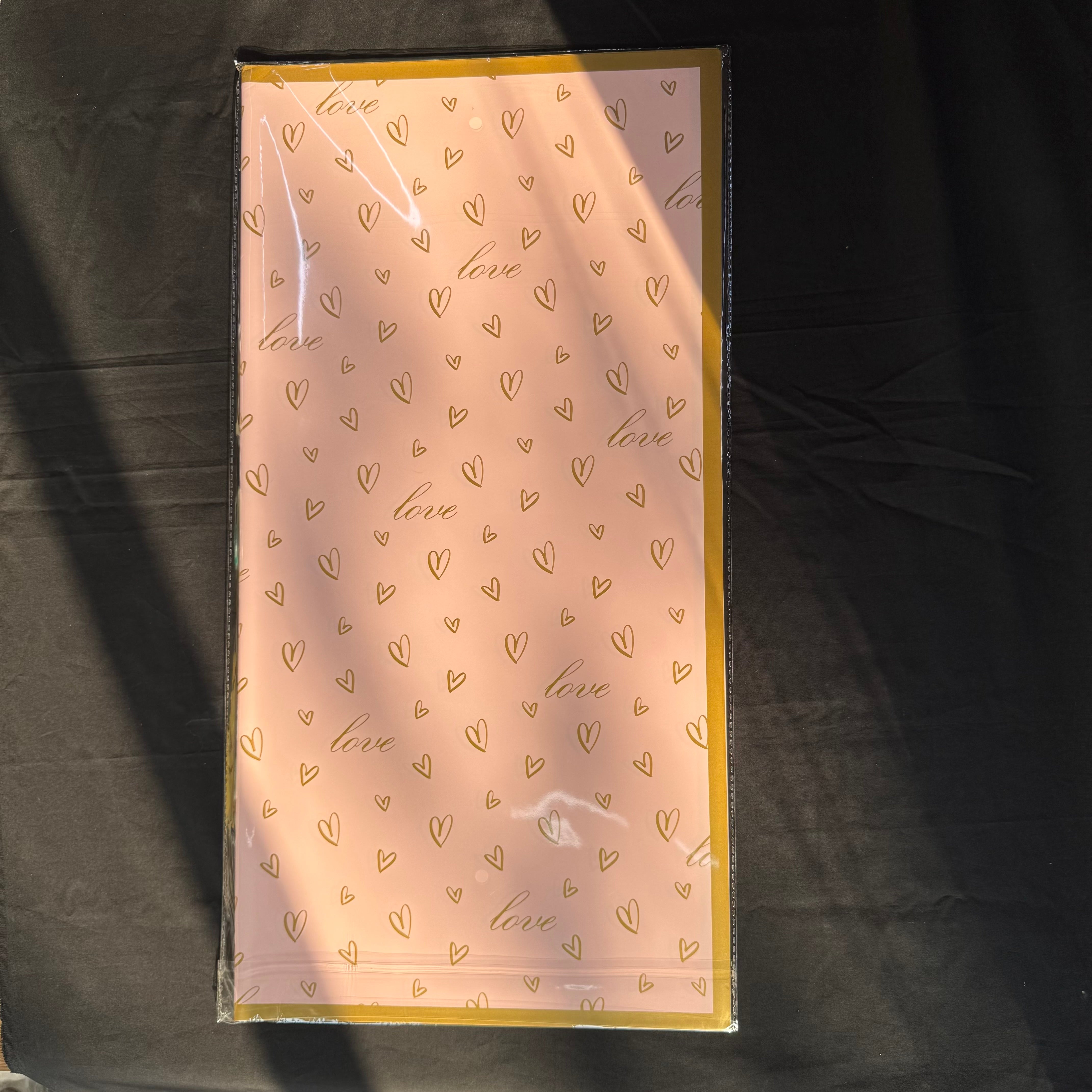 Bouquet Wrapping Sheet - Peach Love - (20 sheets)