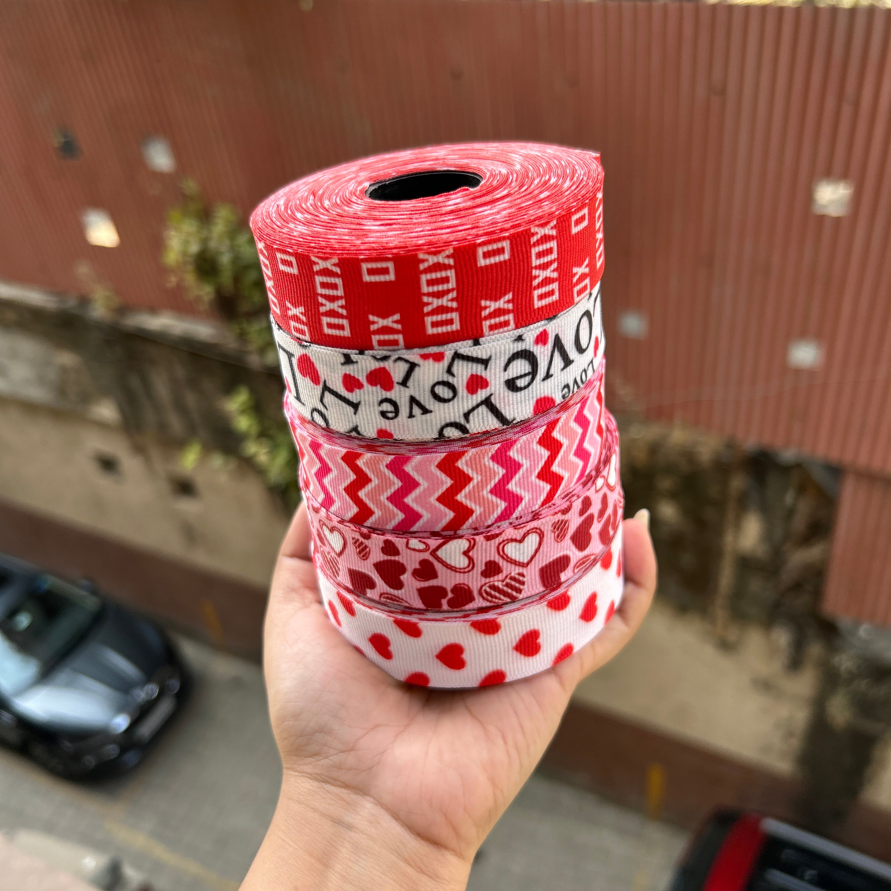 Valentine Zigzag Ribbon Roll