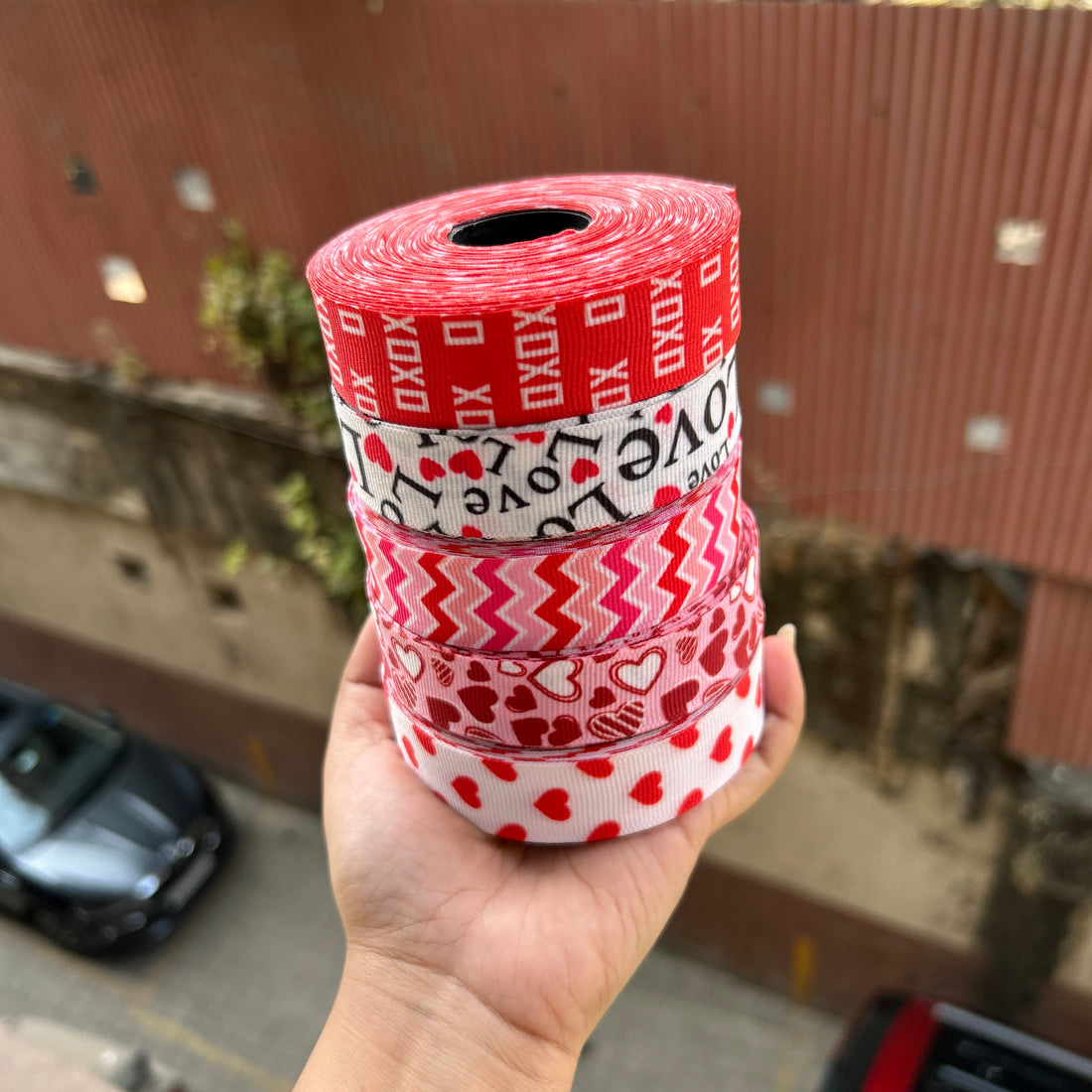 Valentine Zigzag Ribbon Roll