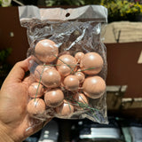 Pearl Finish Peach Faux Ball 20pcs