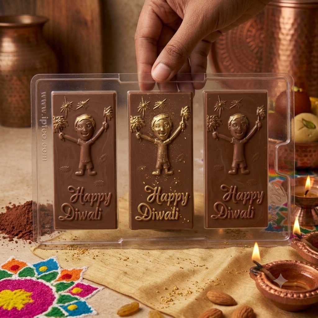 Diwali PVC Bar Chocolate Mould
