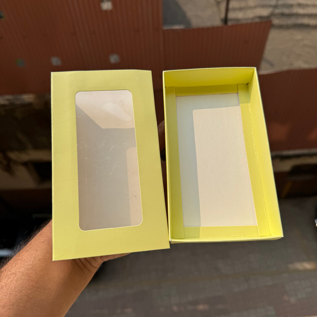 Yellow Chocolate Bar Box / Candle / Jewellery / Multi Purpose Box