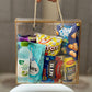 Clear Hamper Bag Gold DIY 10”