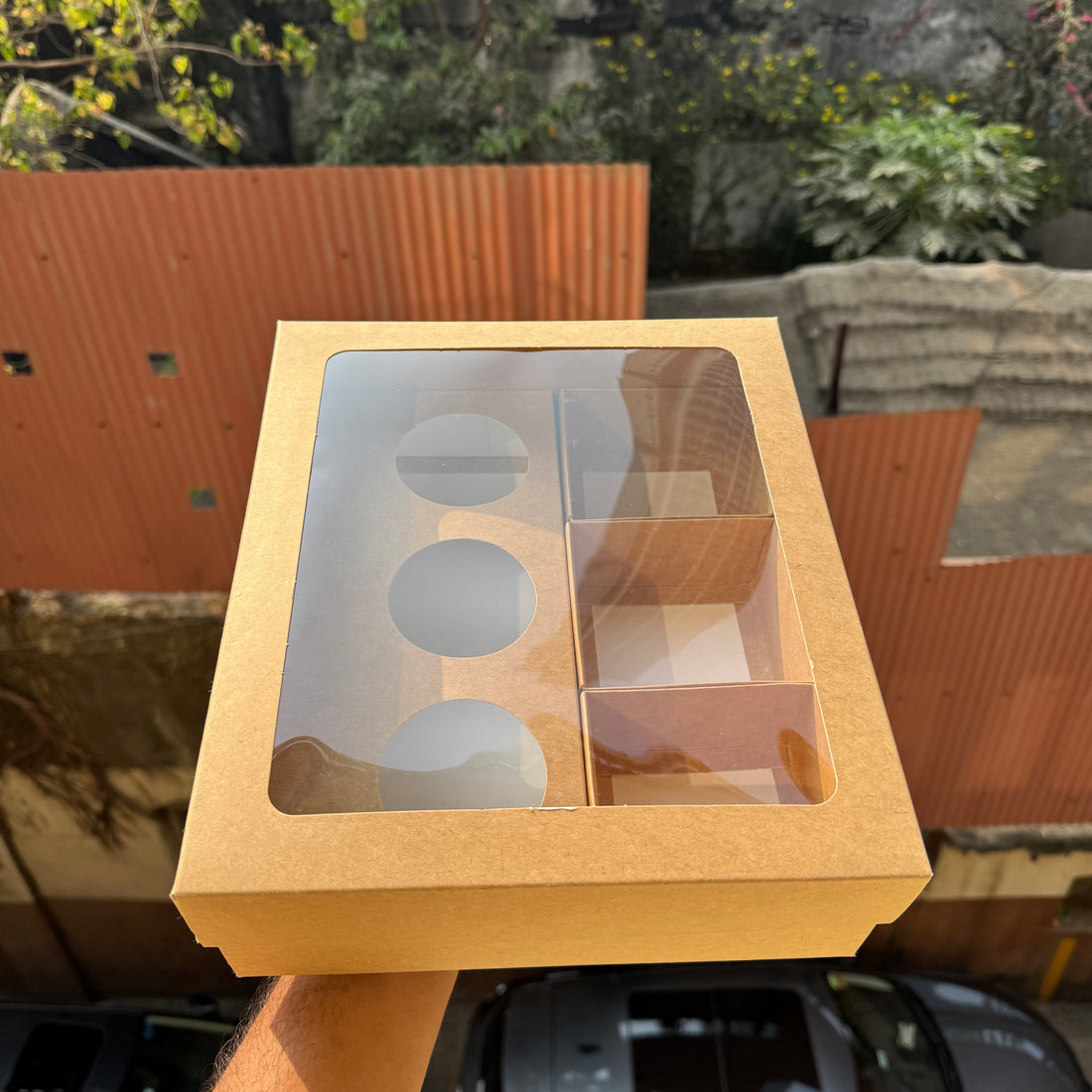 Platter Box for Dessert / Savoury Kraft (10pc)