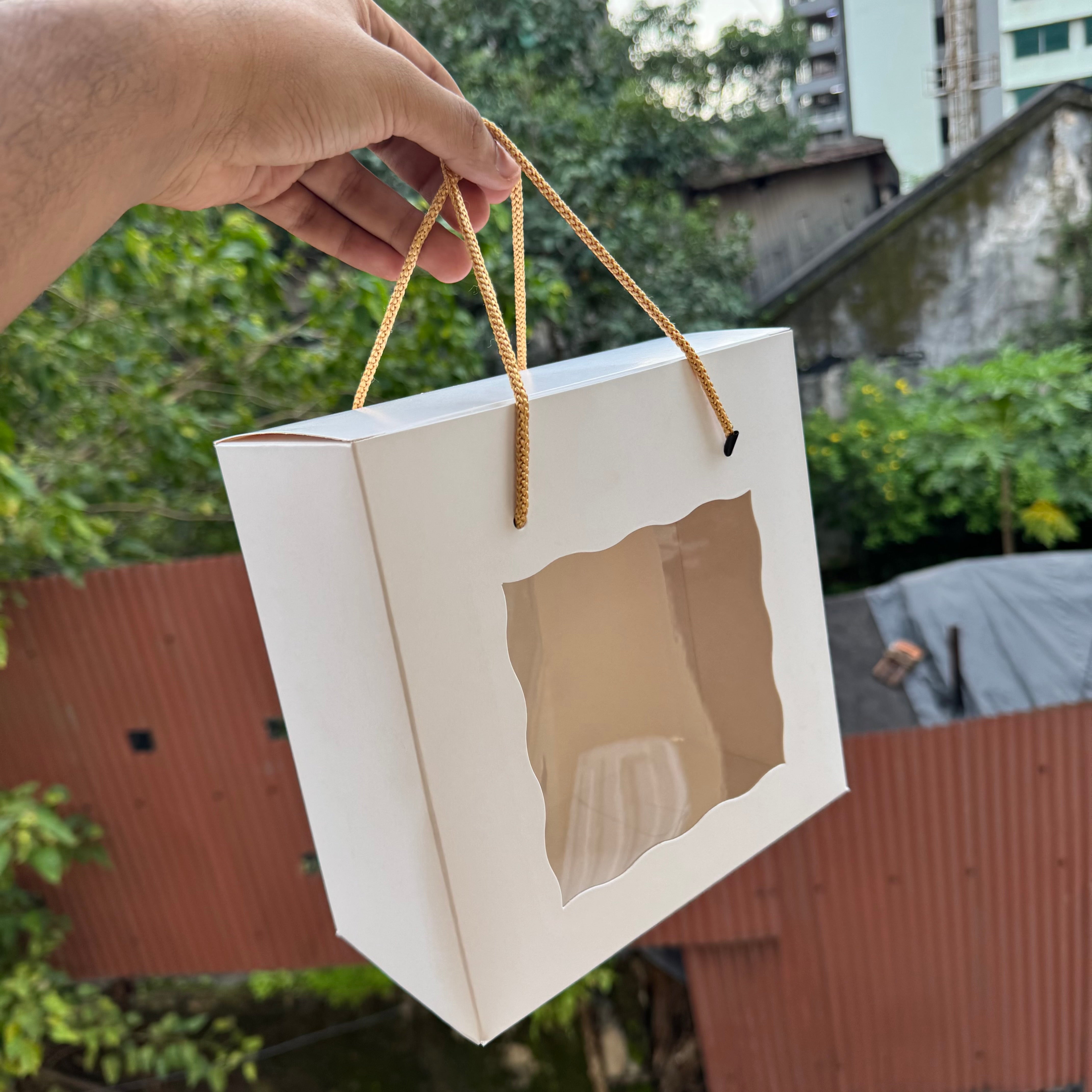 Hamper Bag With Handle 8” (10pc)
