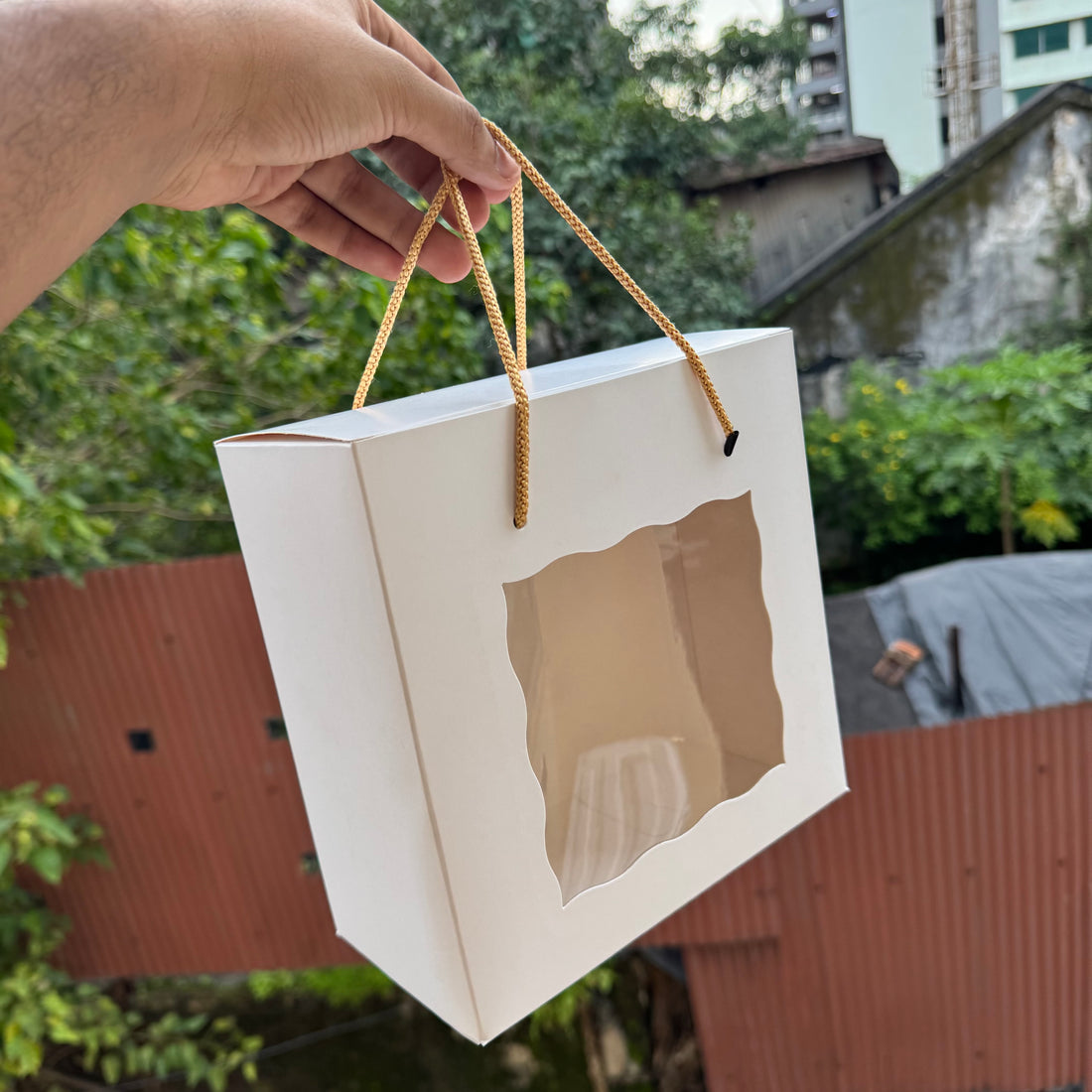 Hamper Bag With Handle 8” (10pc)