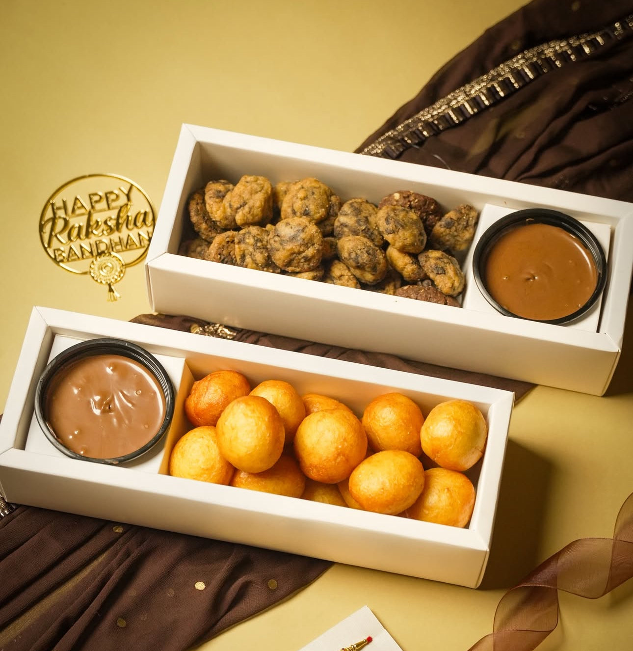 Rakhi Cooke Dip Box With Lid (10pc)
