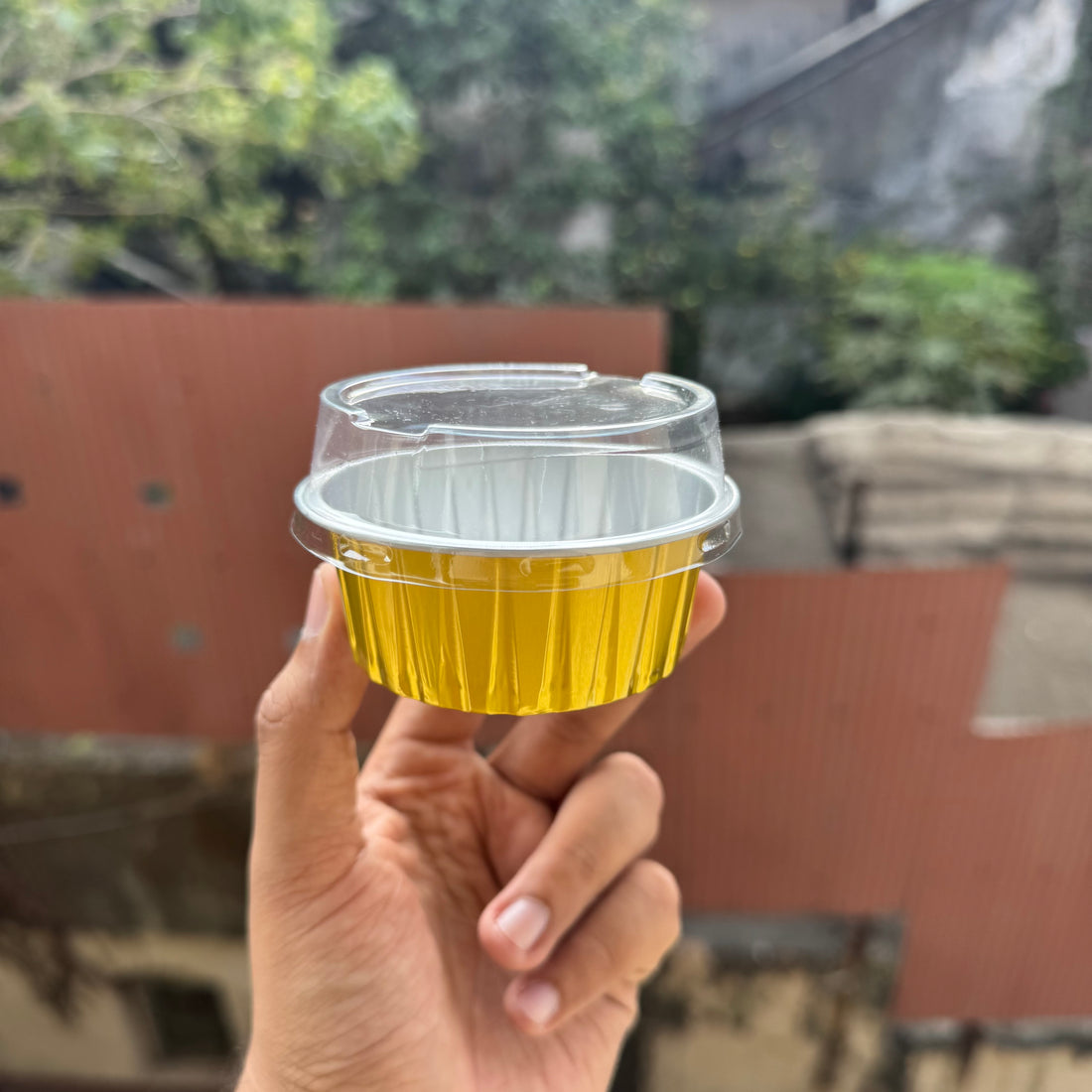 Round Foil Container With Lid (10pc)