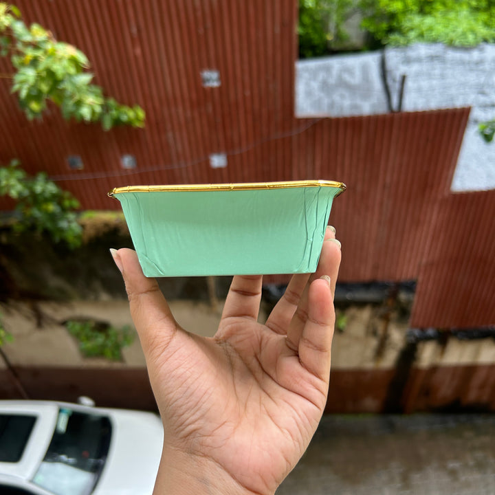 Metallic Mini Loaf Liner 10pcs