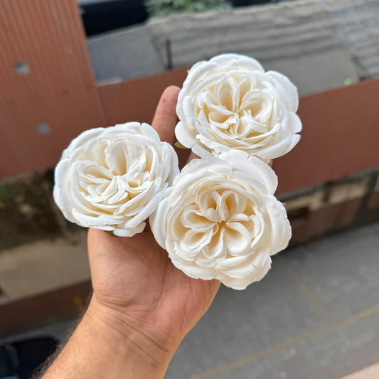 Whirled Rose Artificial Flower - 3pc