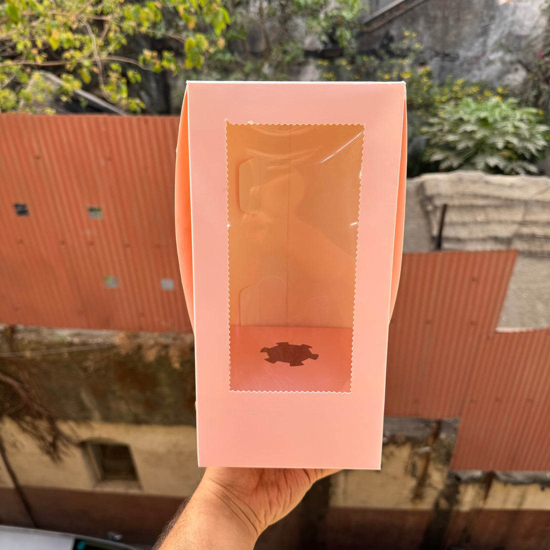 Trending Cone Cake Box Pink