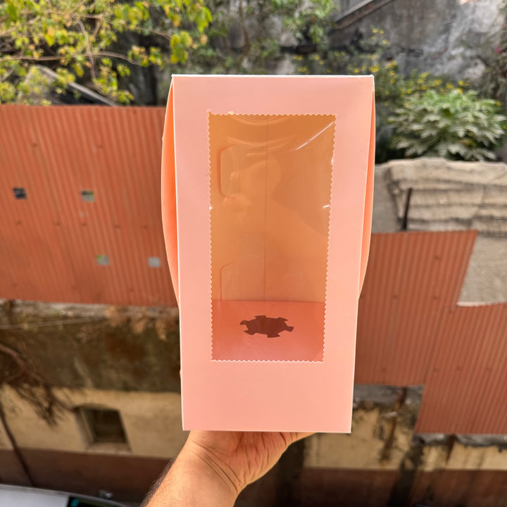 Trending Cone Cake Box Pink