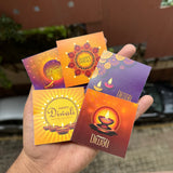 Diwali Cards Small (10pc) Mix