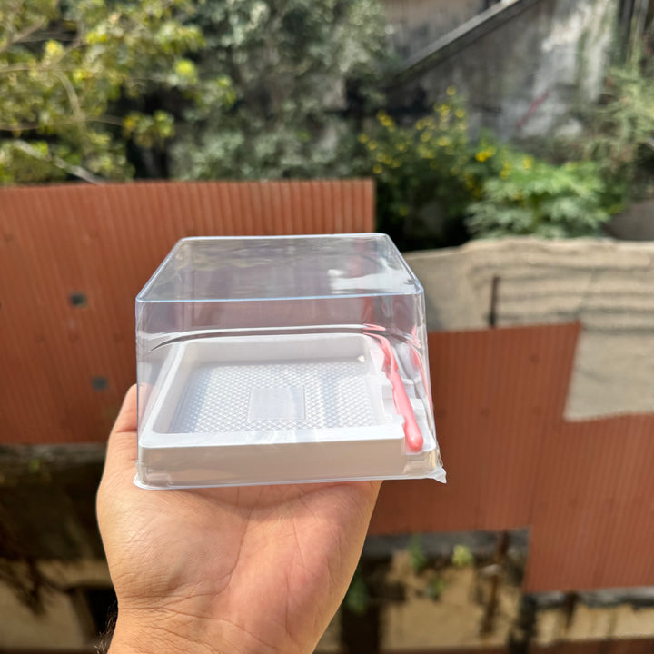 Square Pastry / Cheesecake Container (10pc)