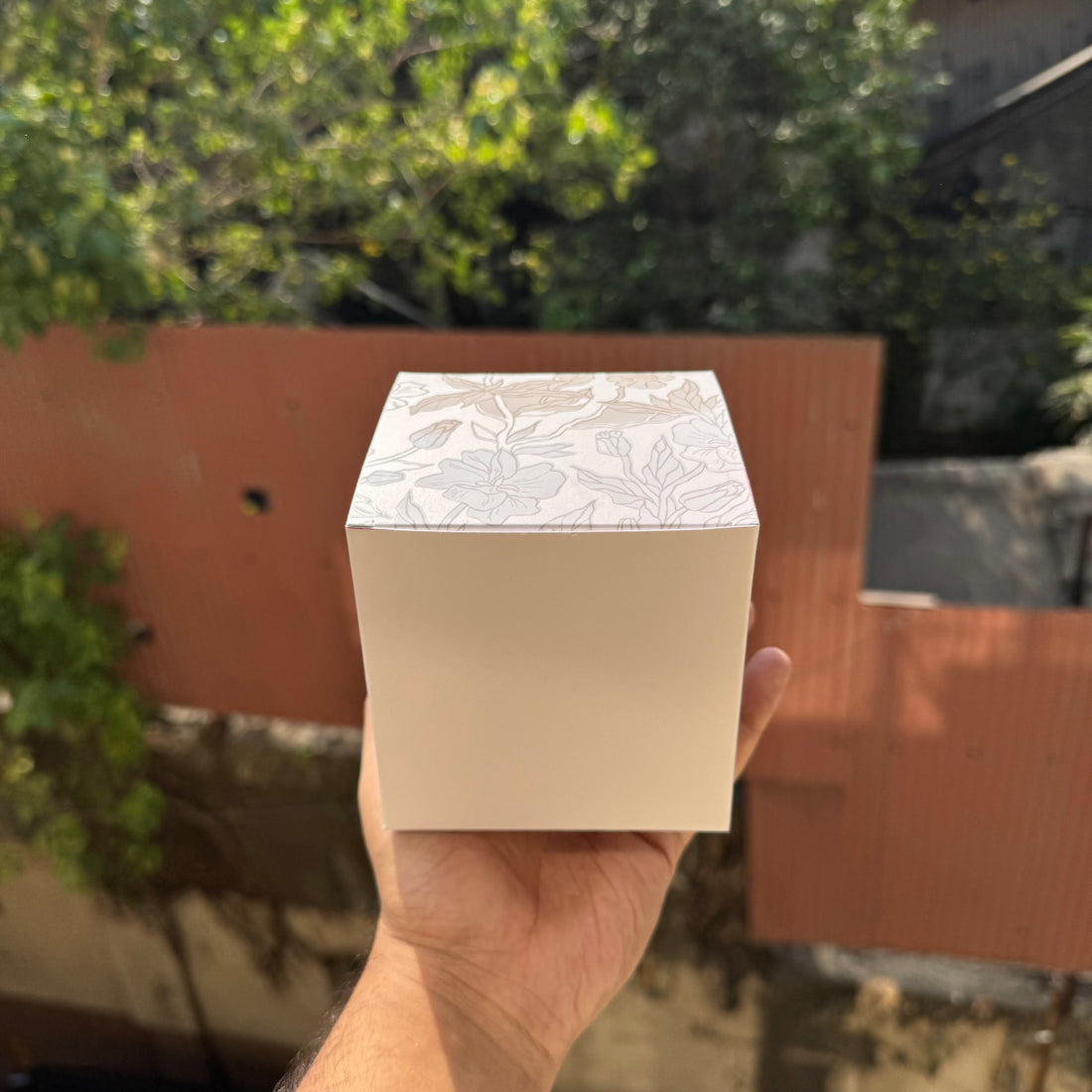 Floral Candle Box For Jar Candle (10pc)