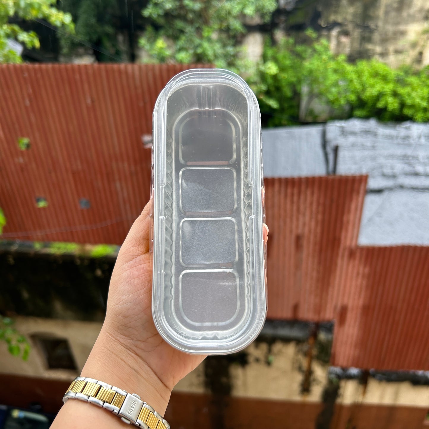 Foil Container Rectangle 3pcs Pack