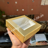 4 in 1 Brownie / Cookie Box Gold (10pcs)