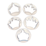 5pc Crown Multi Cutters Fondant Tool