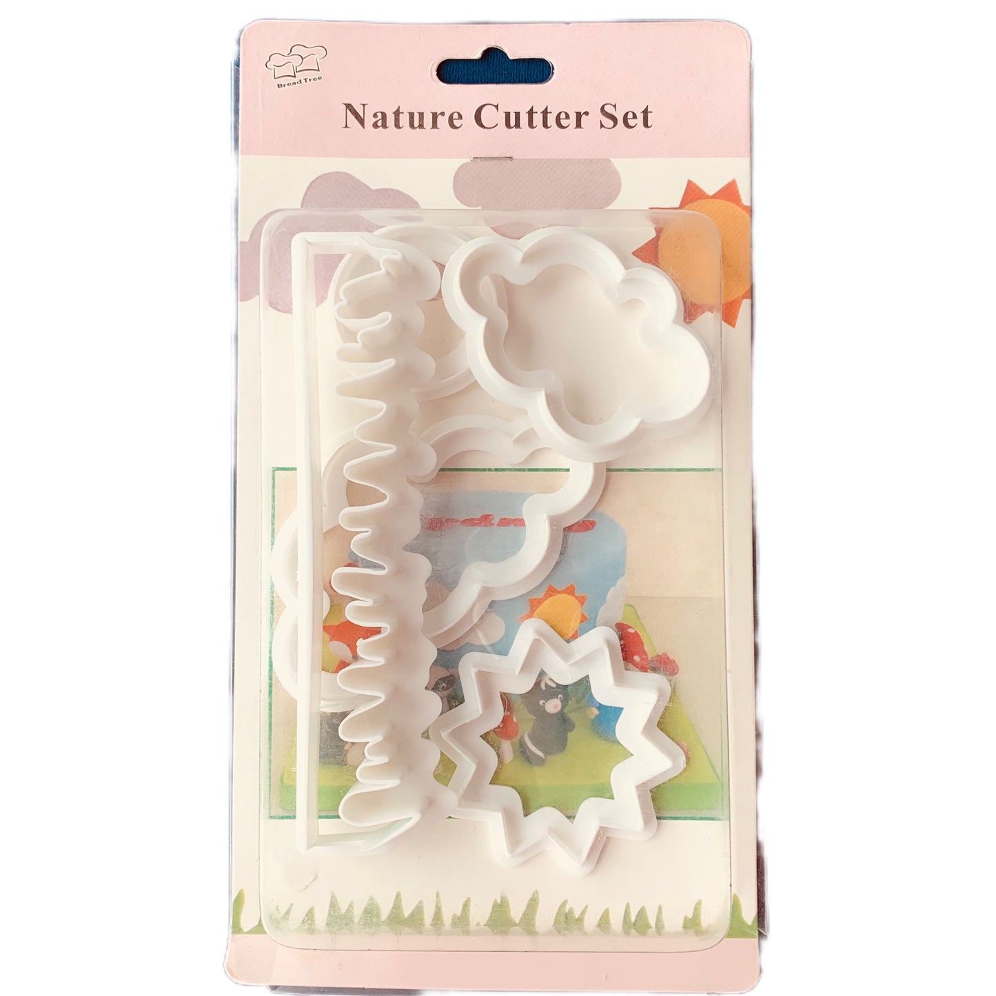 5 Pcs Nature Fondant Cloud Cutter